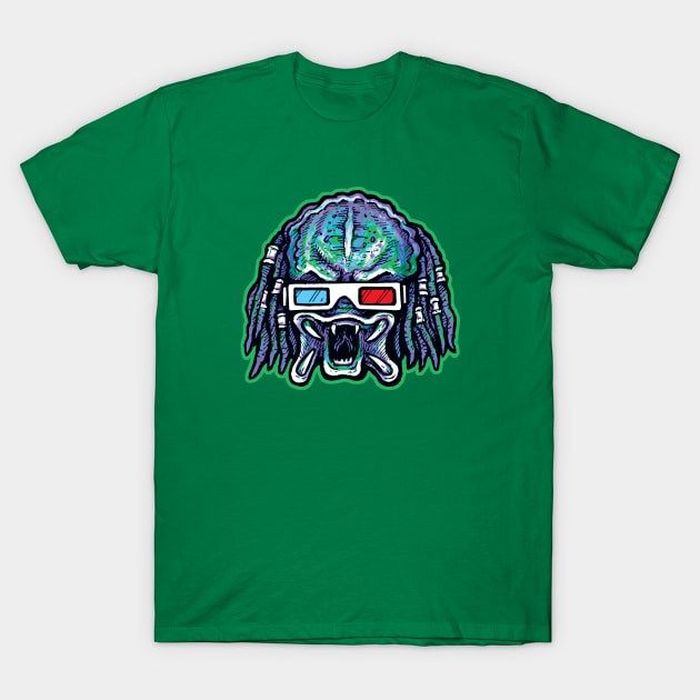 Predator 3D T-Shirt by BradAlbright